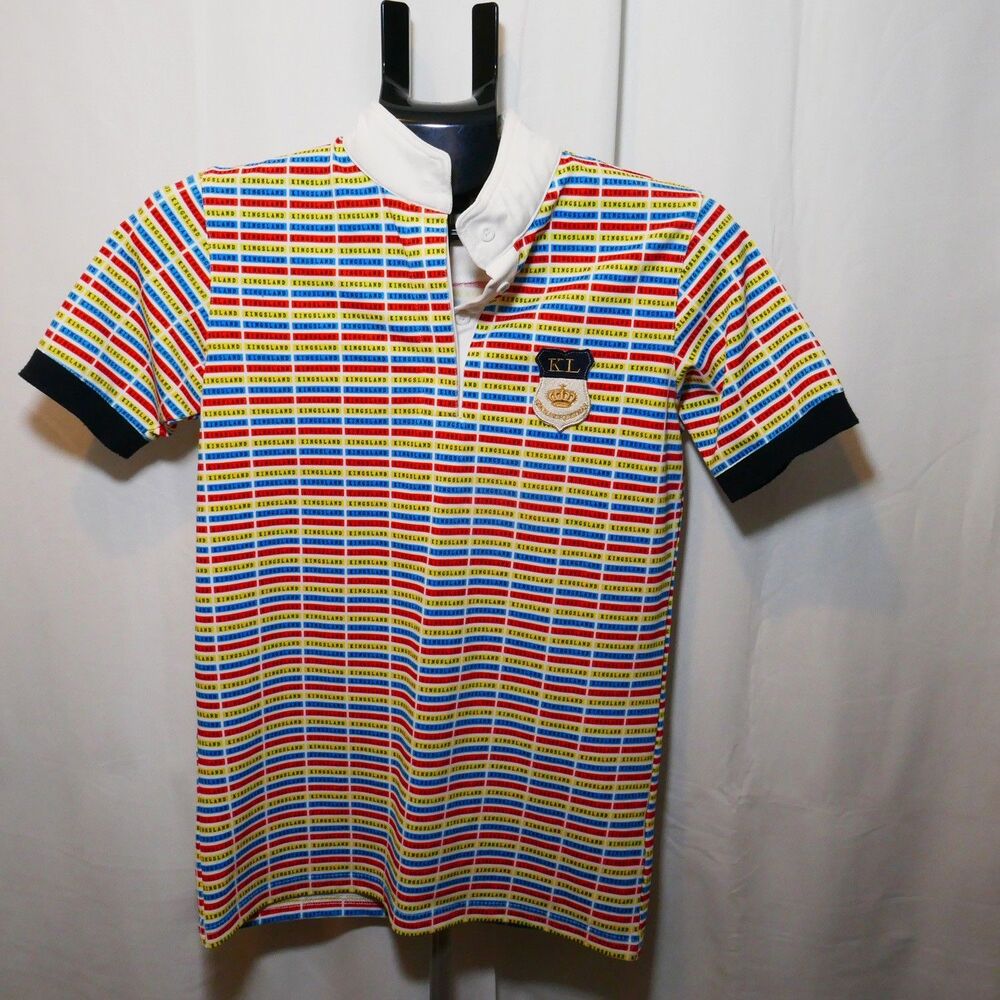 Women’s Kingsland Short Sleeve Horseback Riding Polo Shirt Equestrian Red Blue